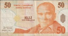8.Emisyon 50 YTL F50 103994 Çok Temiz