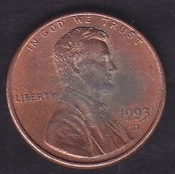 Amerika 1 Cent 1993 D