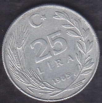 1985 Yılı 25 Lira