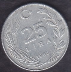 1985 Yılı 25 Lira