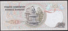 6.Emisyon 1.Tertip 50 Lira G51 300161 Çilaltı