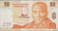 8.Emisyon 50 YTL F49 034228 Ççt