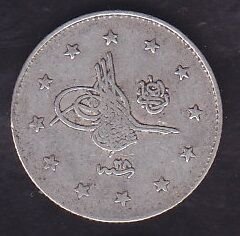 1293/28 Abdulhamid 2 Kuruş Gümüş