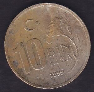 1999 Yılı 10.000 Lira