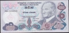 6.Emisyon 1.Tertip 1000 Lira A41 320914 Çok Temiz+