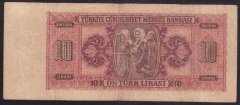 3.EMİSYON 10 LİRA B9 255088 ÇOK TEMİZ