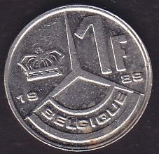 Belçika 1 Frank 1989