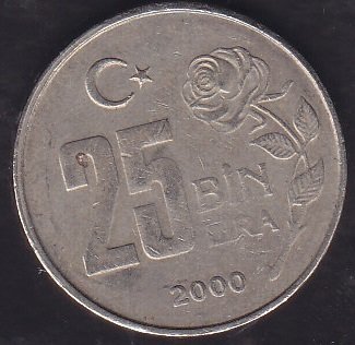 2000 Yılı 25000 Lira