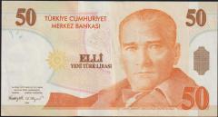 8.Emisyon 50 YTL F48 569815 Ççt Çilaltı