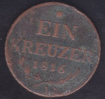 AVUSTURYA 1 KREUZER 1816