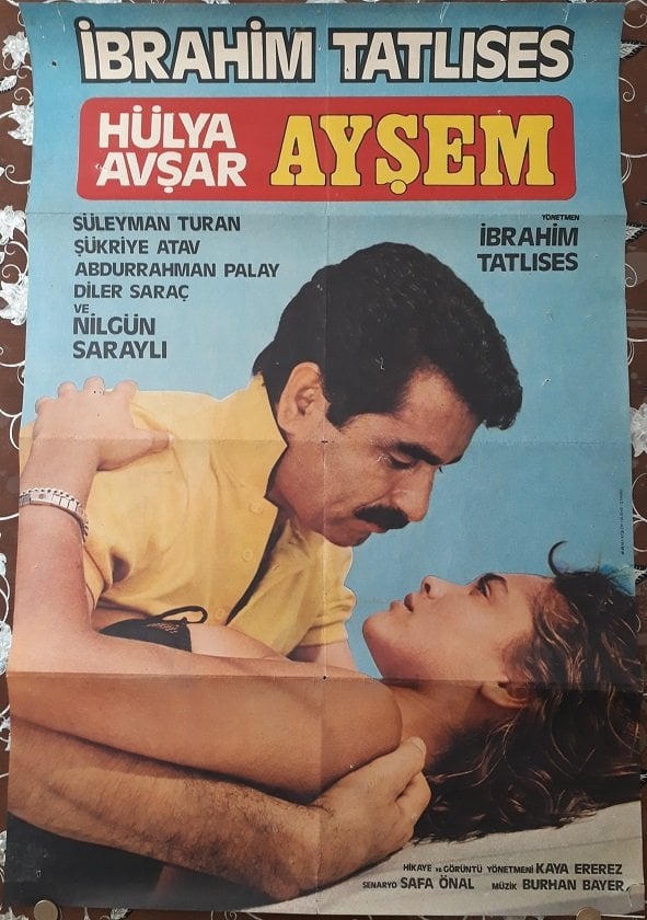 İBRAHİM TATLISES - HÜLYA AVŞAR -AYŞEM - FİLM AFİŞİ
