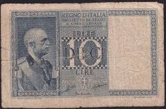 İtalya 10 Lire 1935 Temiz