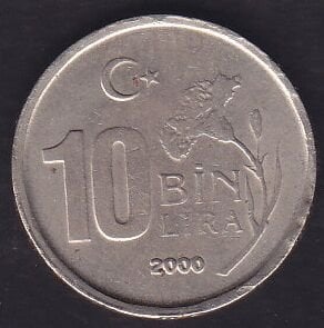 2000 Yılı 10.000 Lira