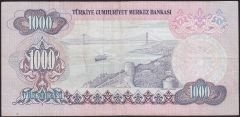 6.Emisyon 1.Tertip 1000 Lira A07 432004 Çok Temiz+