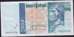 Portekiz 2000 Escudos 2000 Çok Temiz+