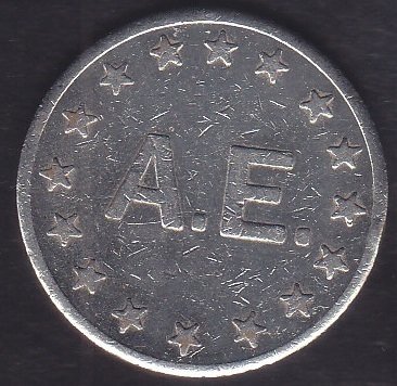 A.E YAZILI JETON eski para alan yerler