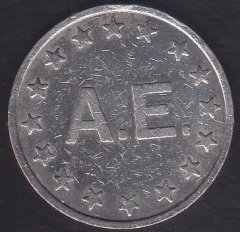 A.E YAZILI JETON eski para alan yerler