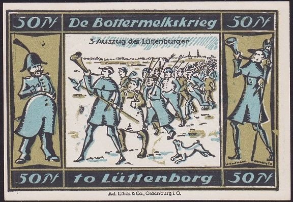 Almanya 50 Pfennig Notgeld 1921 Çil