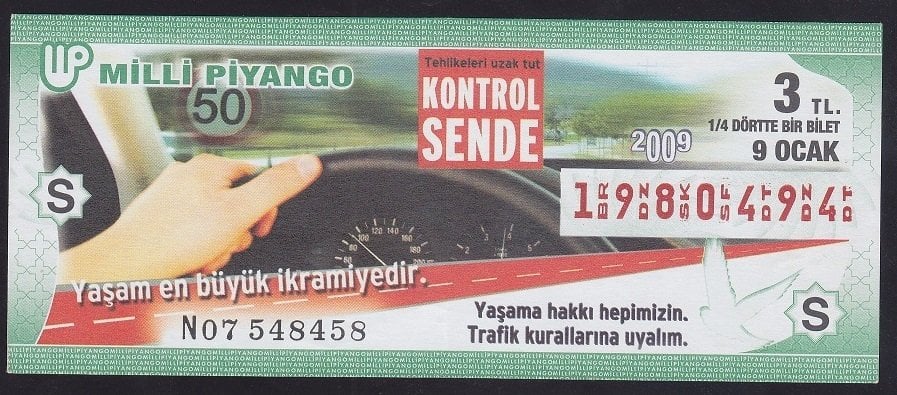 2009 9 OCAK ÇEYREK BİLET
