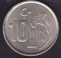 2000 Yılı 10.000 Lira