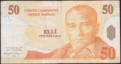 8.Emisyon 50 YTL A63 146671 Çok Temiz