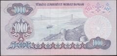 6.Emisyon 1.Tertip 1000 Lira A31 246441 Çok Temiz+