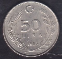 1986 Yılı 50 Lira Çilaltı