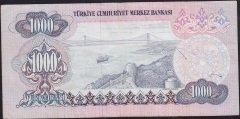 6.Emisyon 1.Tertip 1000 Lira B25 432550 Çok Temiz