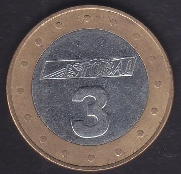 3 ISTOBAL BİMETAL JETON