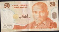 8.Emisyon 50 YTL F35 320376 Temiz