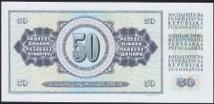 Yugoslavya 50 Dinar 1981 Çilaltı