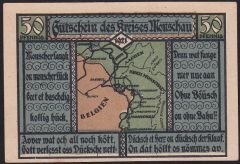 Almanya 50 Pfennig Notgeld 1921 Çil
