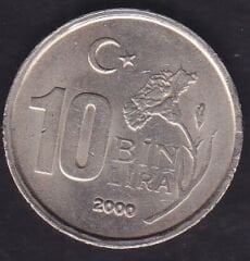 2000 Yılı 10.000 Lira