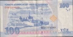 8.Emisyon 100 YTL C79 223593 Çok Çok Temiz