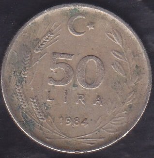 1984 Yılı 50 Lira