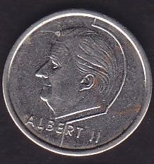 Belçika 1 Frank 1997