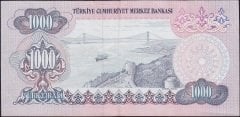 6.Emisyon 1.Tertip 1000 Lira B23 441453 Çok Temiz+