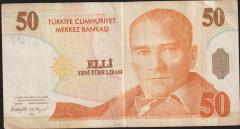 8.Emisyon 50 YTL F33 397460 Çok Temiz