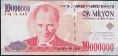7.EMİSYON 10 000 000 LİRA A84 239812 ÇÇT