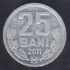 MOLDOVA 25 BANİ 2011