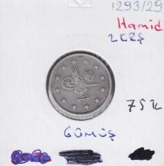 1293/29 Abdulhamid 2 Kuruş Gümüş