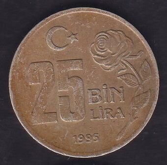 1995 Yılı 25.000 Lira