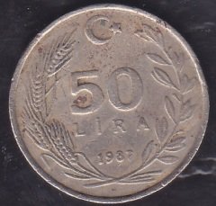1987 Yılı 50 Lira