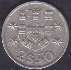 Portekiz 2.5 Escudos 1983