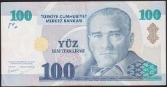 8.Emisyon 100 YTL D07 634430 Temiz