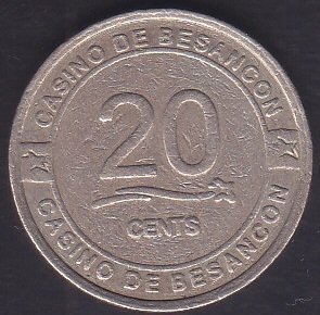 20 CENT CASİNO JETONU