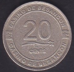20 CENT CASİNO JETONU