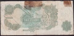 İngiltere 1 Pound 1960 - 1977 Haliyle Pick 374a Kraliçe