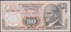 6.EMİSYON 1.TERTİP 50 LİRA D19 221193 ÇİLALTI