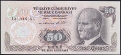 6.EMİSYON 1.TERTİP 50 LİRA I33 016355 ÇİLALTI
